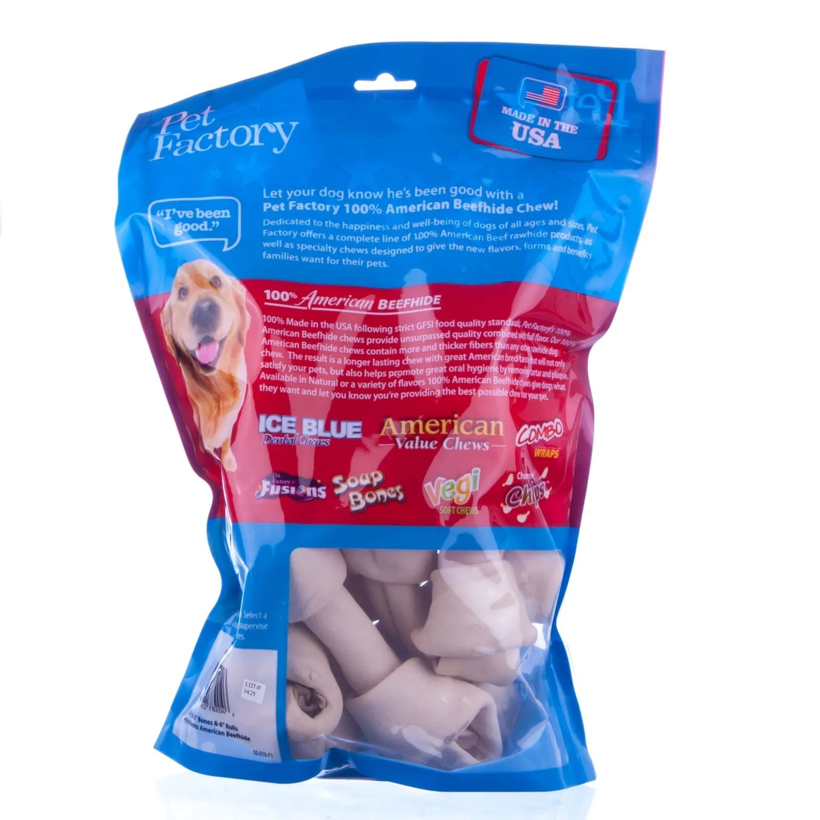 100% American Beefhide, Assorted Chews