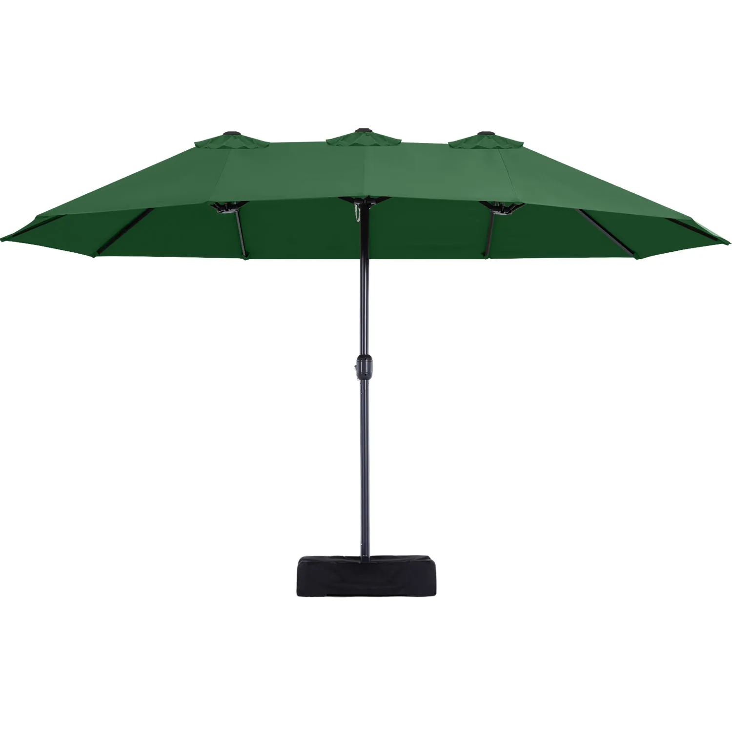 15FT Patio Outdoor Umbrella Double Sided Large Umbrella