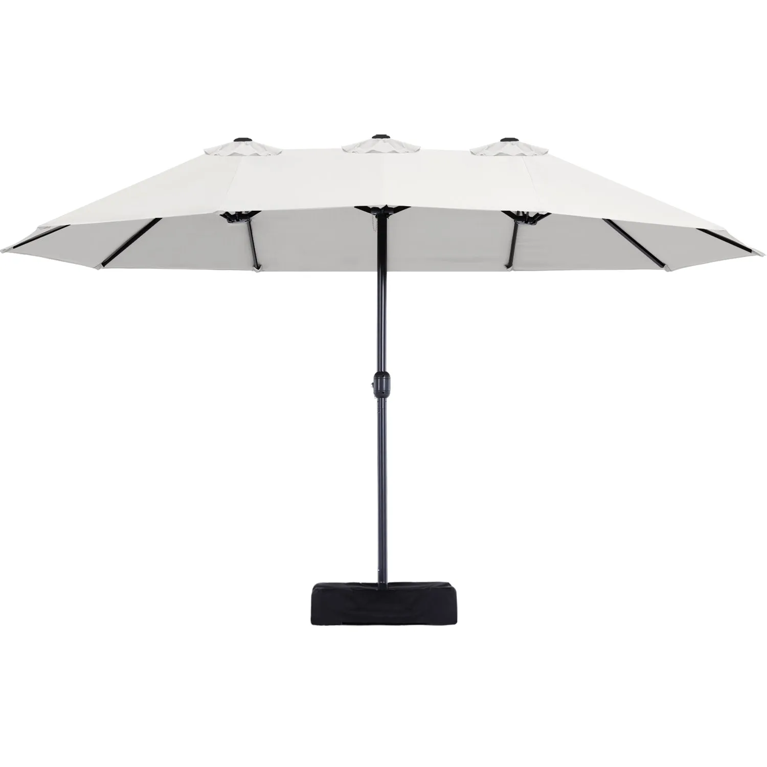 15FT Patio Outdoor Umbrella Double Sided Large Umbrella