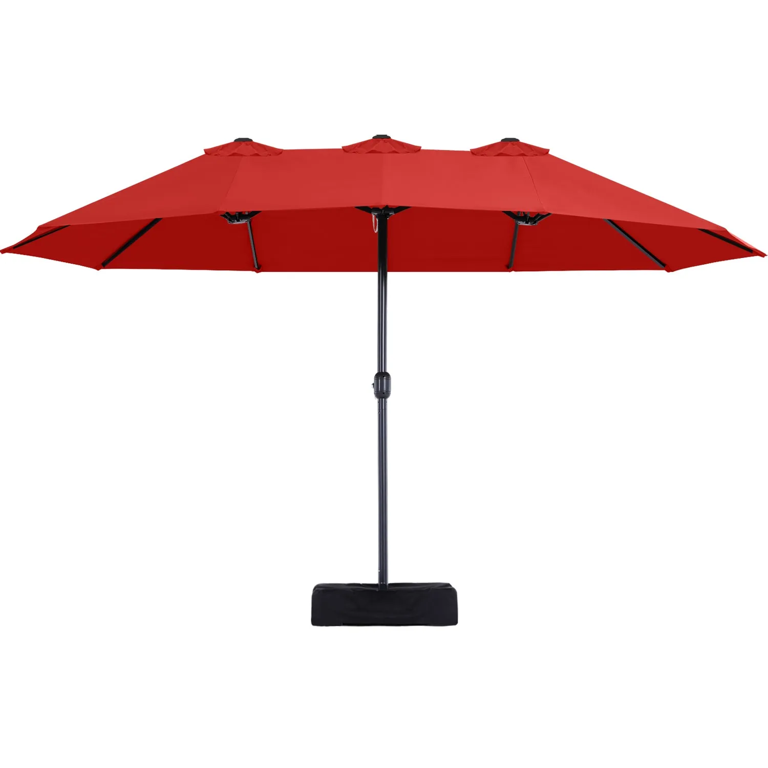 15FT Patio Outdoor Umbrella Double Sided Large Umbrella