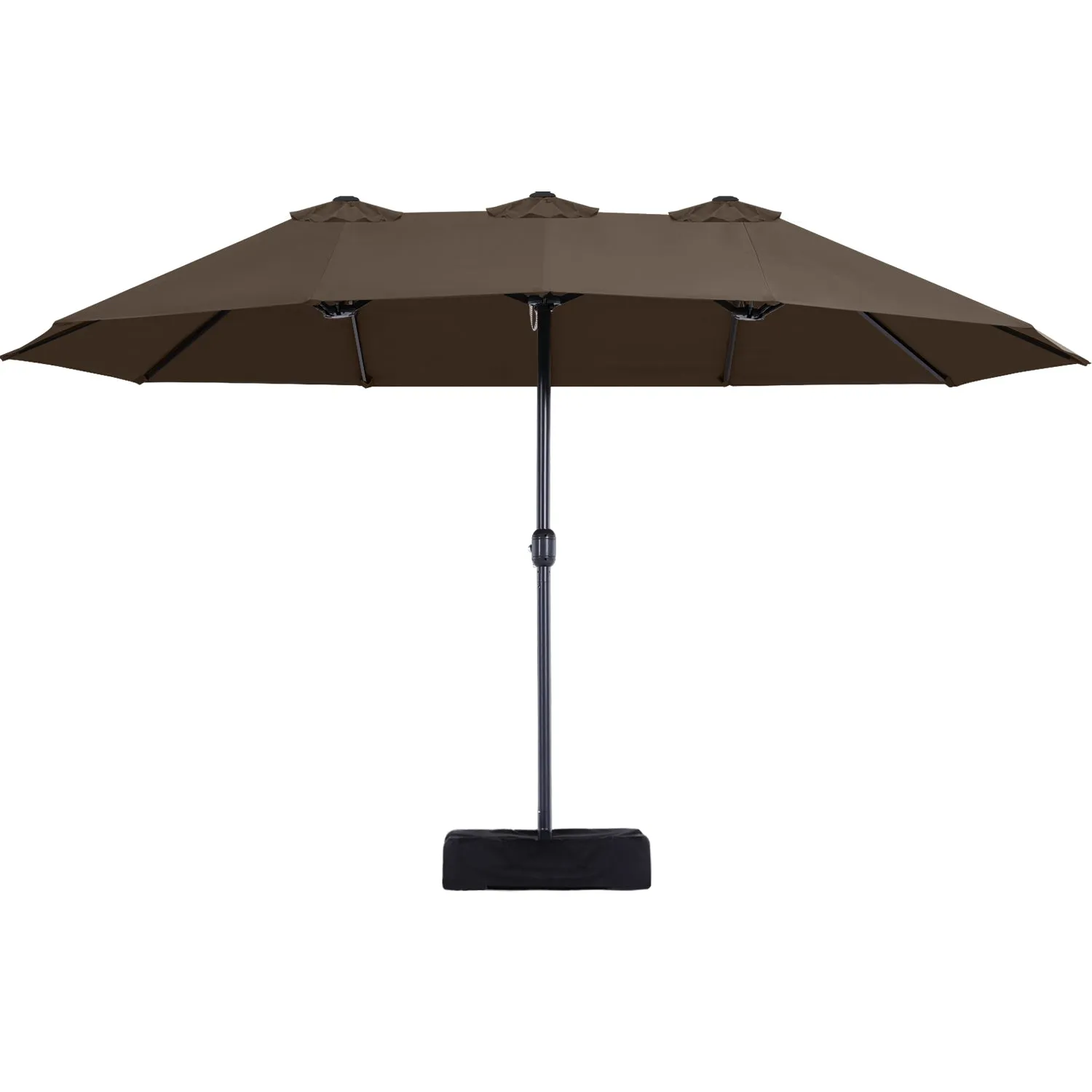 15FT Patio Outdoor Umbrella Double Sided Large Umbrella