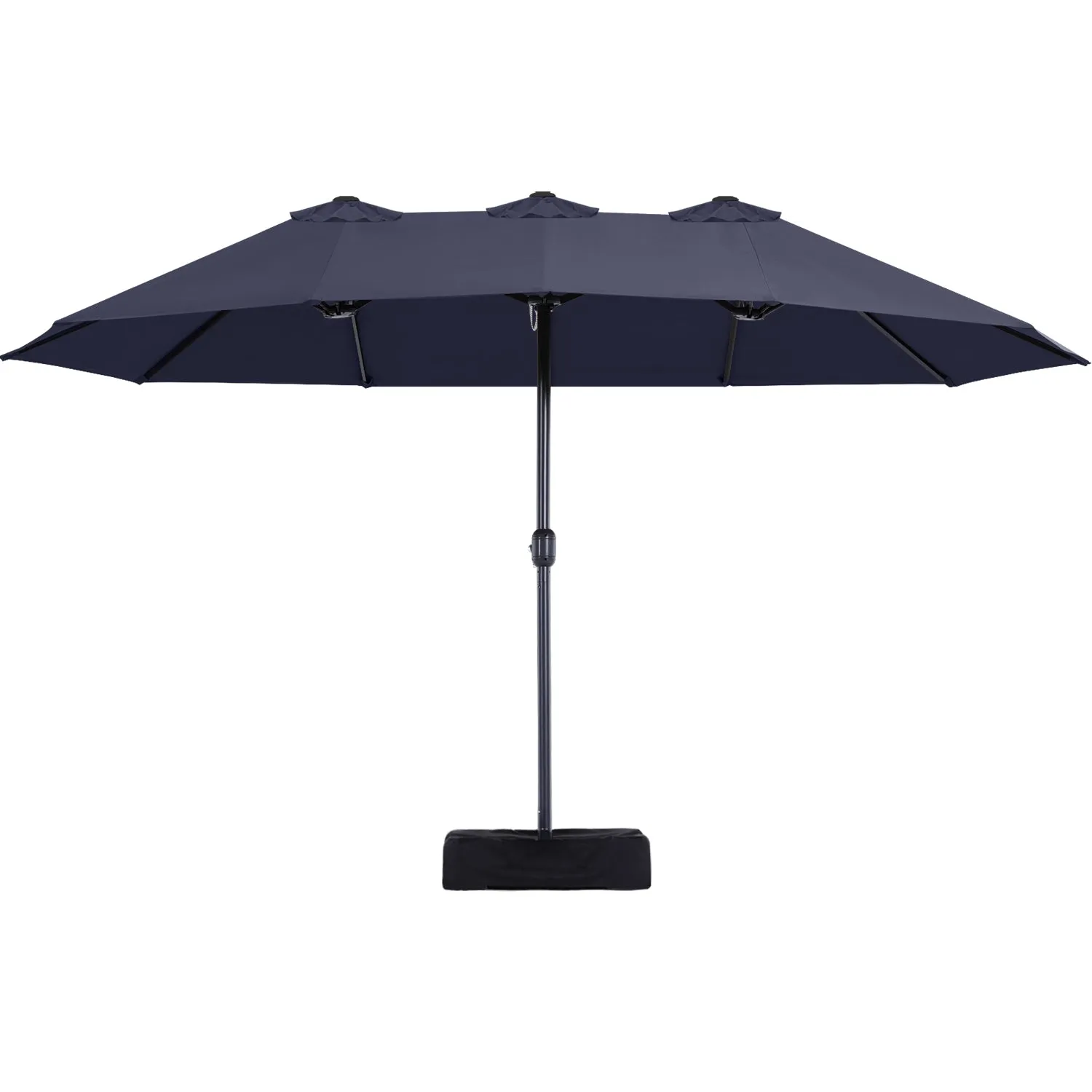 15FT Patio Outdoor Umbrella Double Sided Large Umbrella