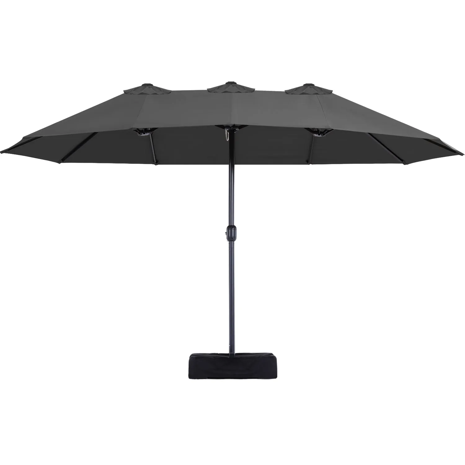 15FT Patio Outdoor Umbrella Double Sided Large Umbrella