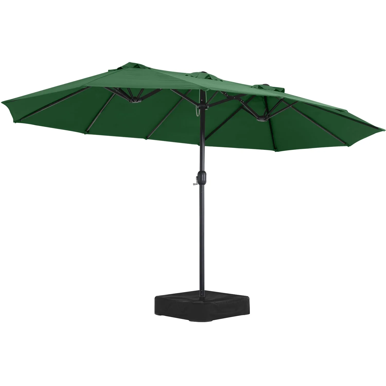 15FT Patio Outdoor Umbrella Double Sided Large Umbrella
