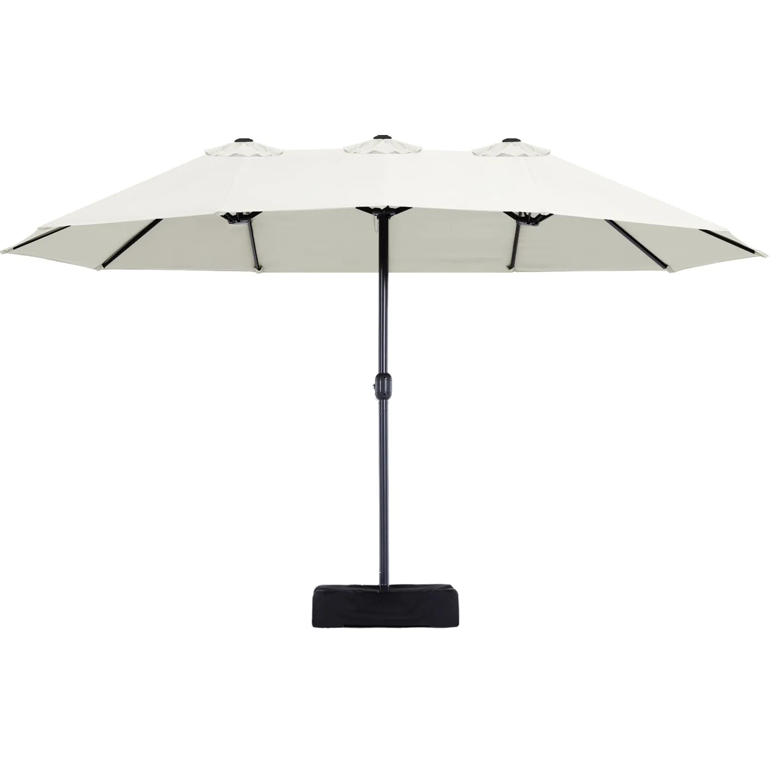 15FT Patio Outdoor Umbrella Double Sided Large Umbrella