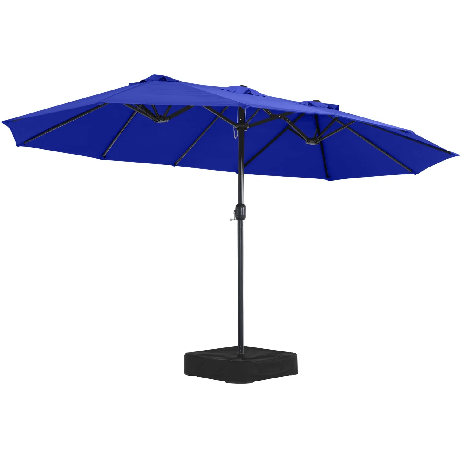 15FT Patio Outdoor Umbrella Double Sided Large Umbrella