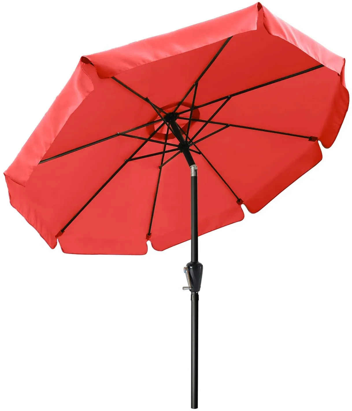 ABCCANOPY Outdoor Table Market Umbrella with Push Button Tilt and Crank for Patio Pool