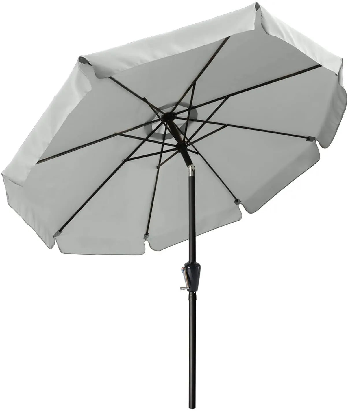 ABCCANOPY Outdoor Table Market Umbrella with Push Button Tilt and Crank for Patio Pool
