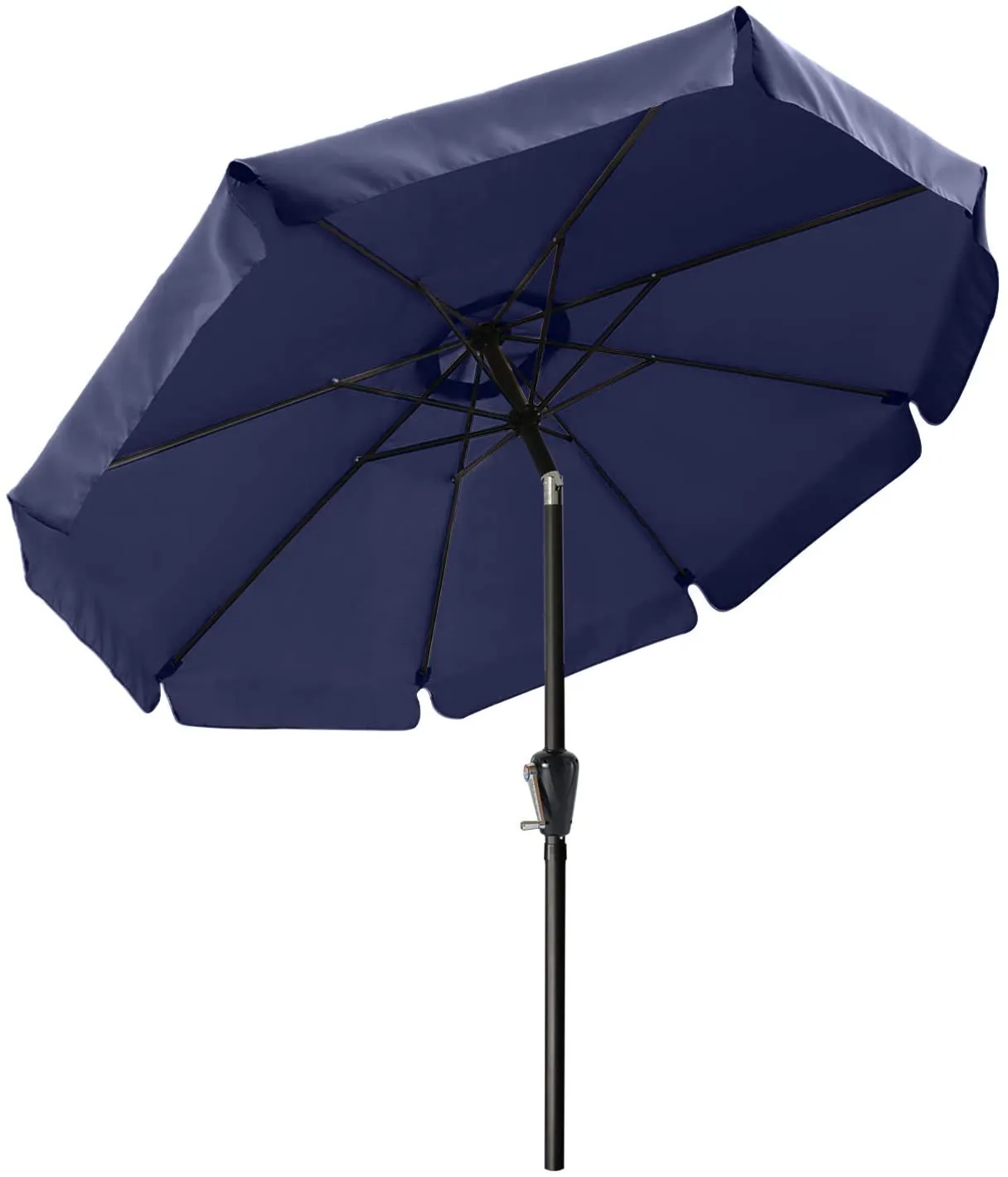 ABCCANOPY Outdoor Table Market Umbrella with Push Button Tilt and Crank for Patio Pool