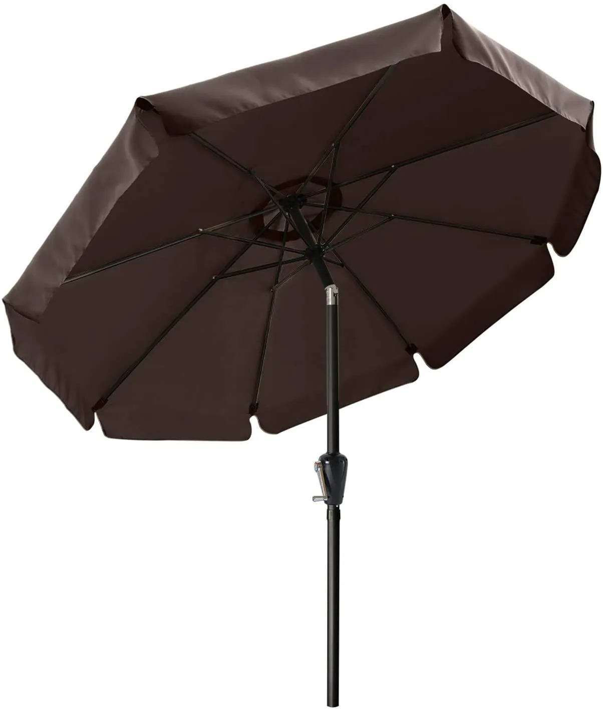 ABCCANOPY Outdoor Table Market Umbrella with Push Button Tilt and Crank for Patio Pool