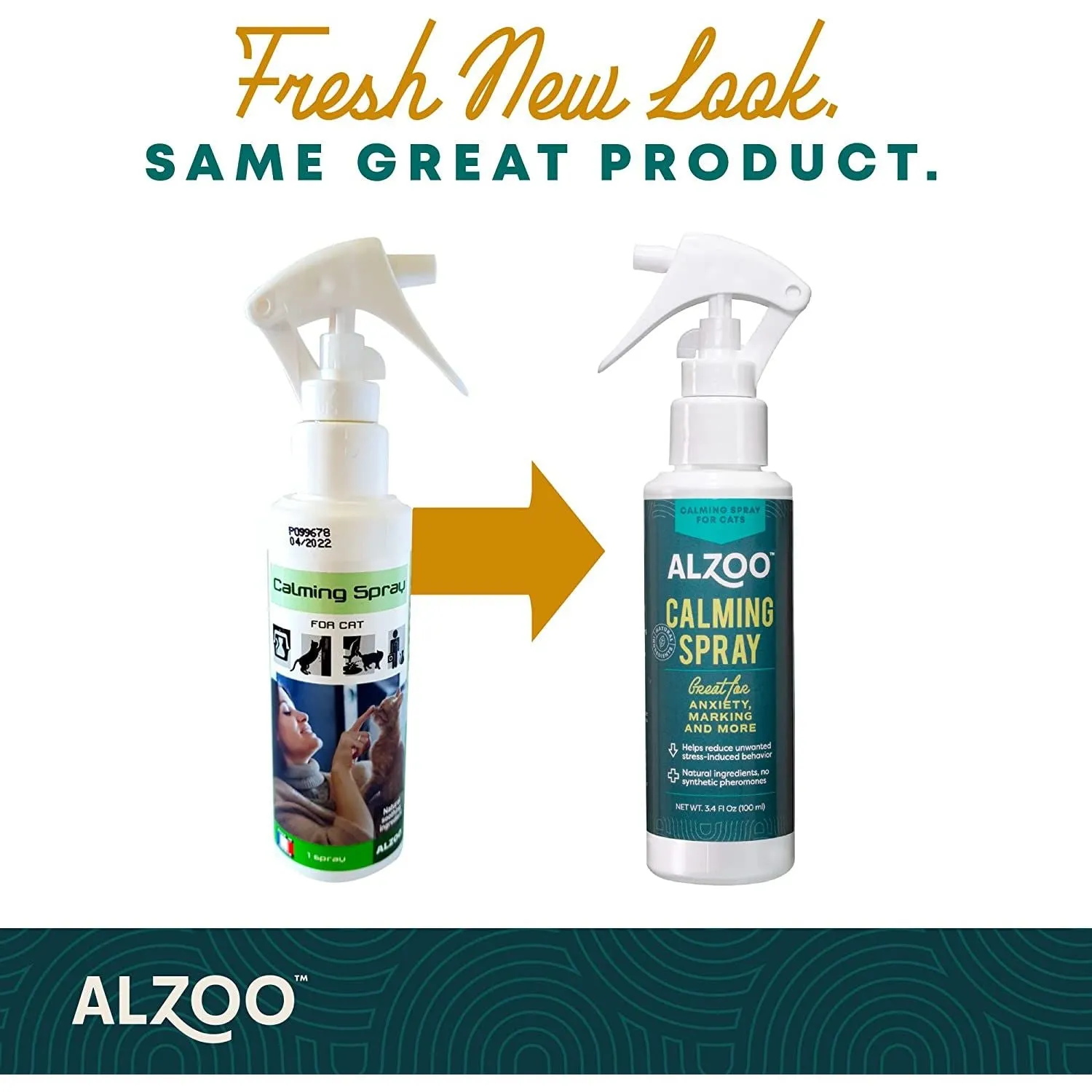 ALZOO All Natural Calming Spray for Cats