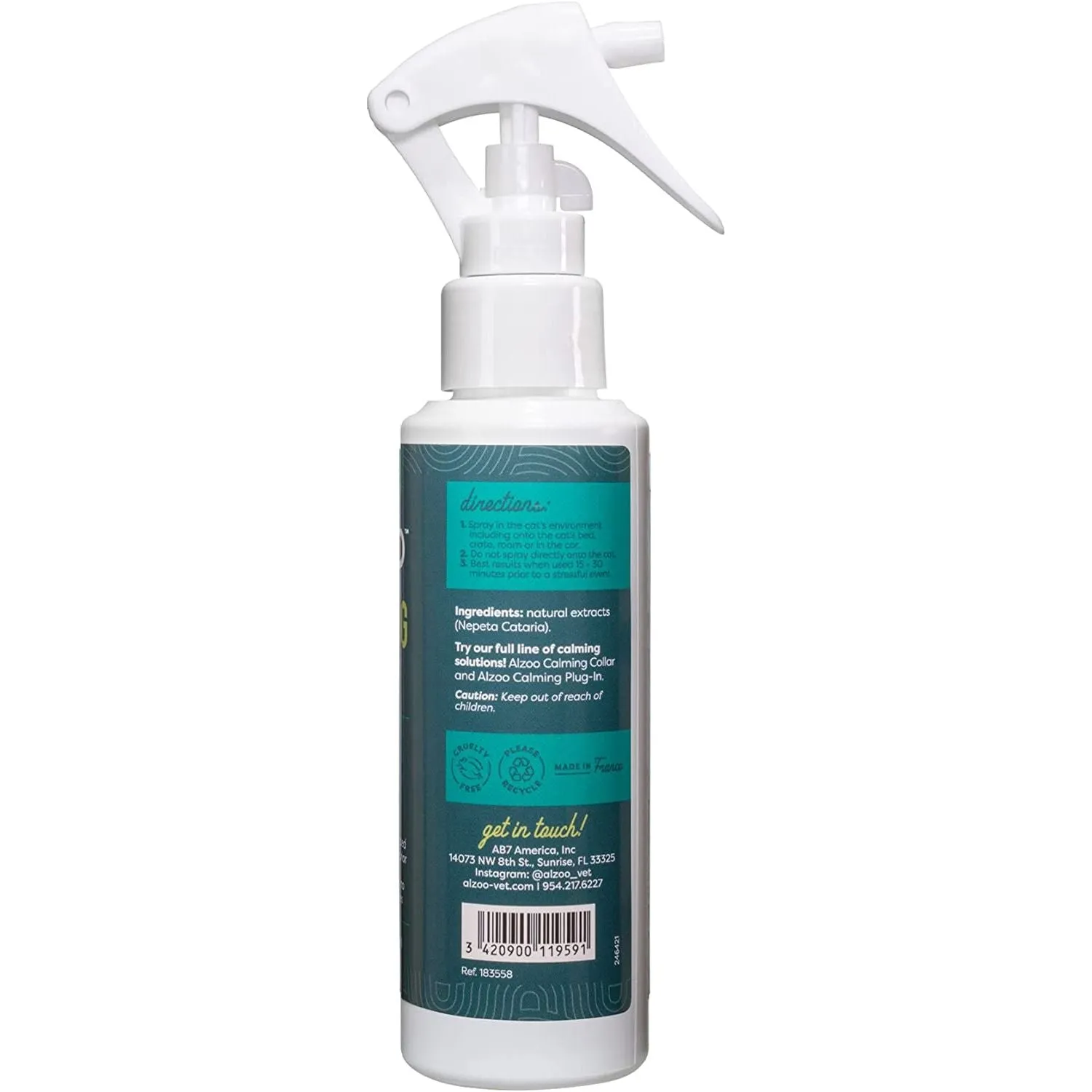 ALZOO All Natural Calming Spray for Cats