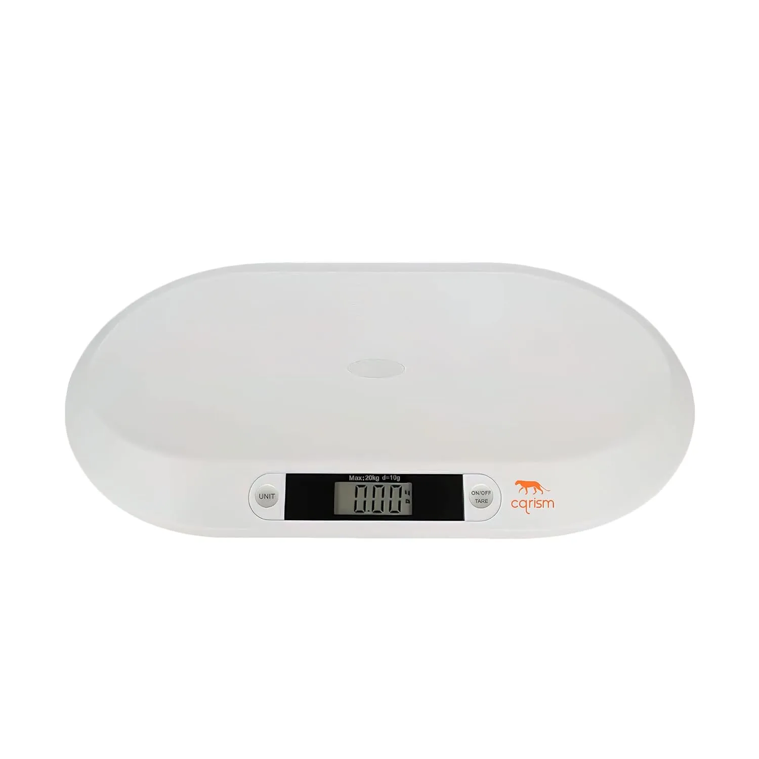 Baby Scale, Smart Weighing with 3 Modes, Tare Function, Curved Platform with Ruler for Infants, Newborns, Puppies, Cats, Toddlers