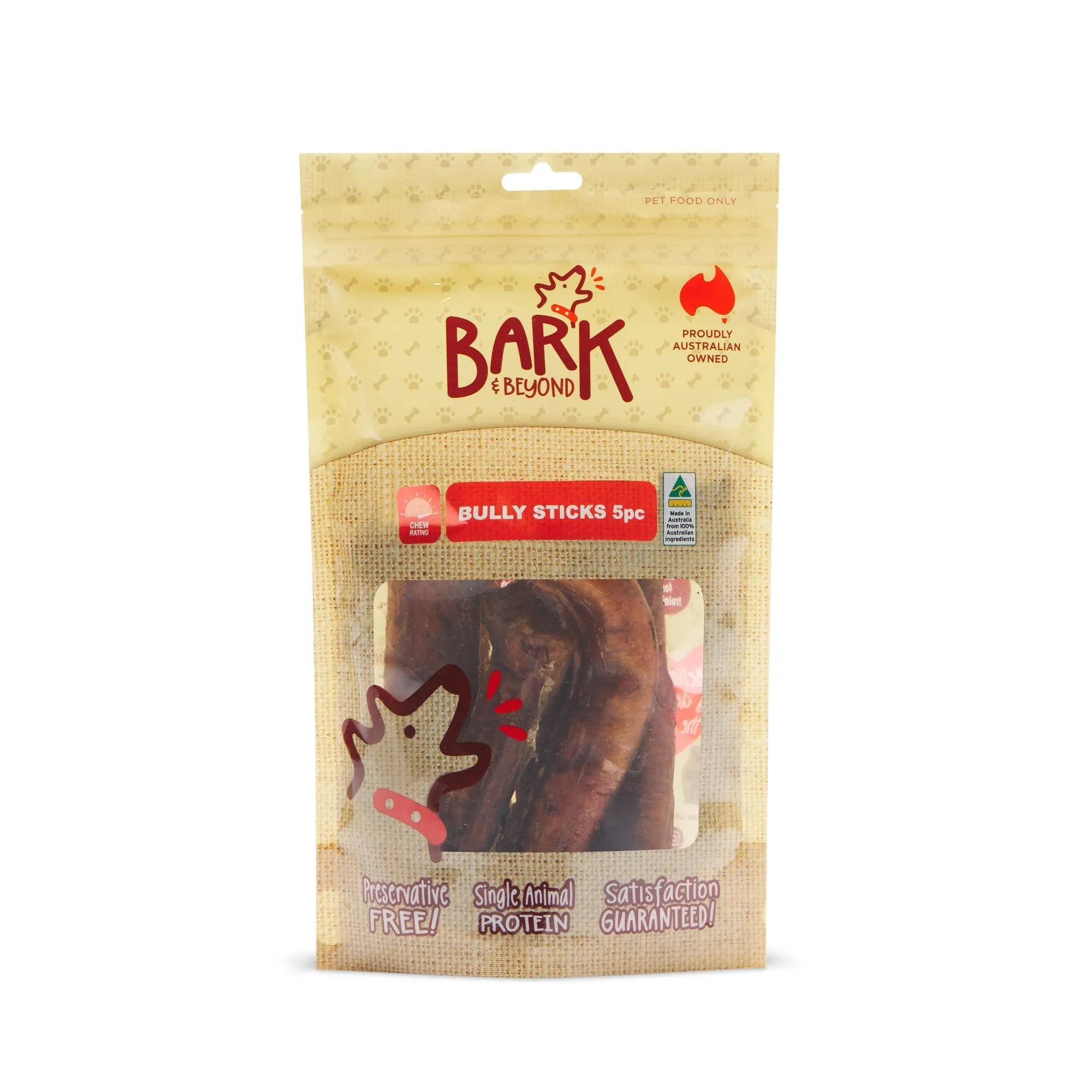 Bark and Beyond Bully Stick Dog Treats 150g^^^