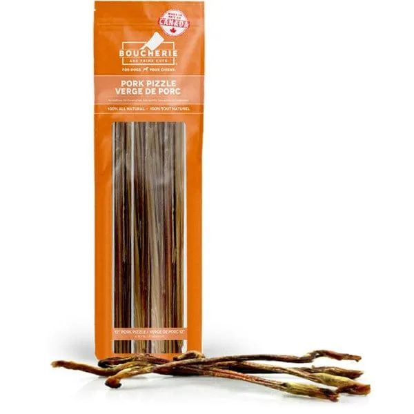 Boucherie Pork Pizzle Dog Bully Sticks