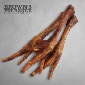 Brown's Natural Dog Treats | Turkey Feet x 3