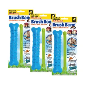 BrushBone - Dog Toothbrush Bone - Three Pack