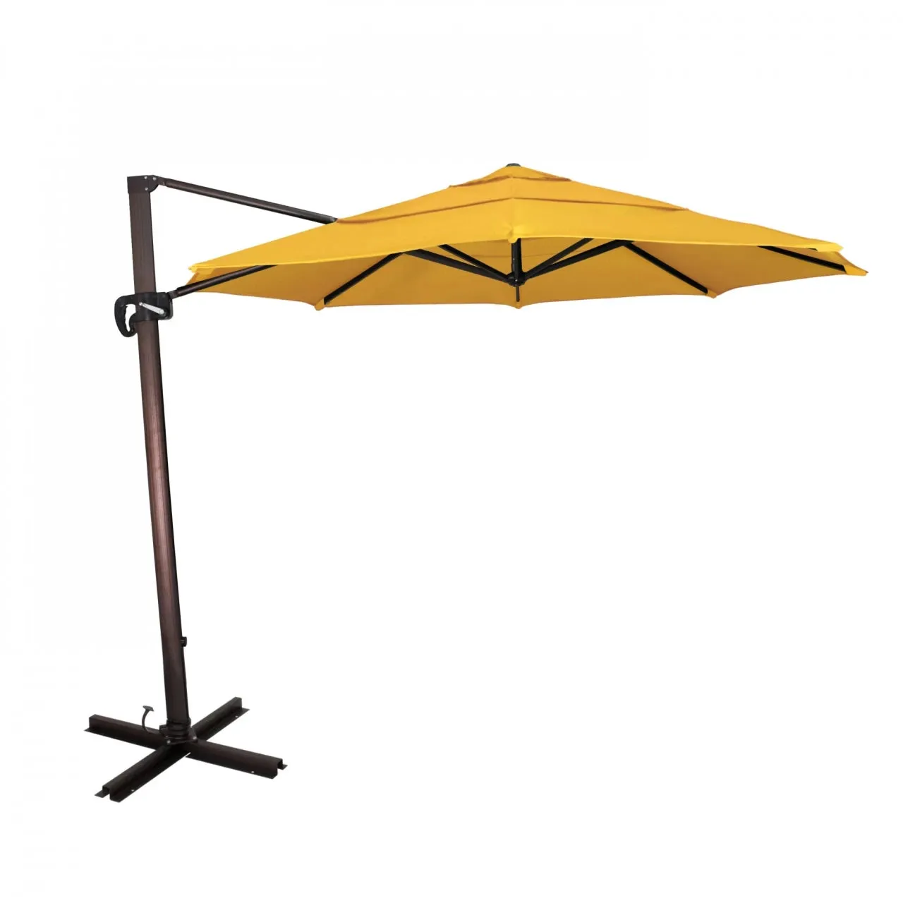 California Umbrella Cali Series 11 ft Patio Umbrella - Residential Grade with Side Tilt and Crank Lift
