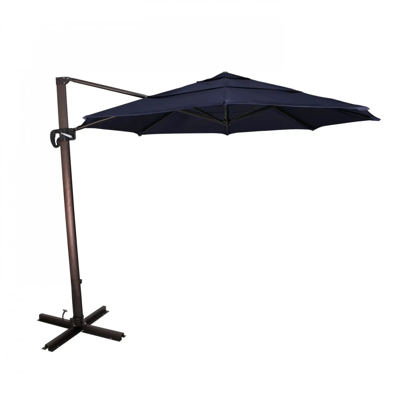 California Umbrella Cali Series 11 ft Patio Umbrella - Residential Grade with Side Tilt and Crank Lift