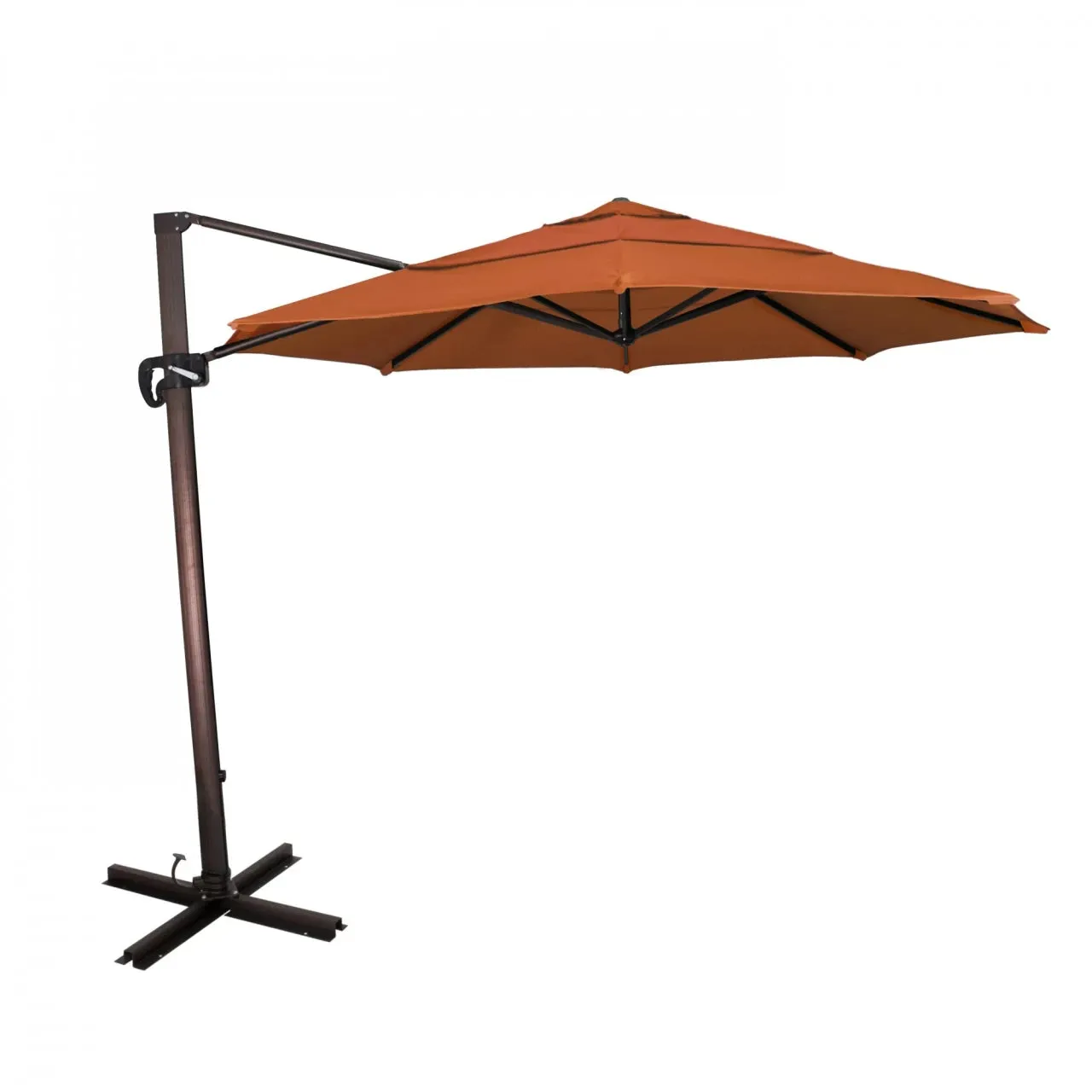 California Umbrella Cali Series 11 ft Patio Umbrella - Residential Grade with Side Tilt and Crank Lift