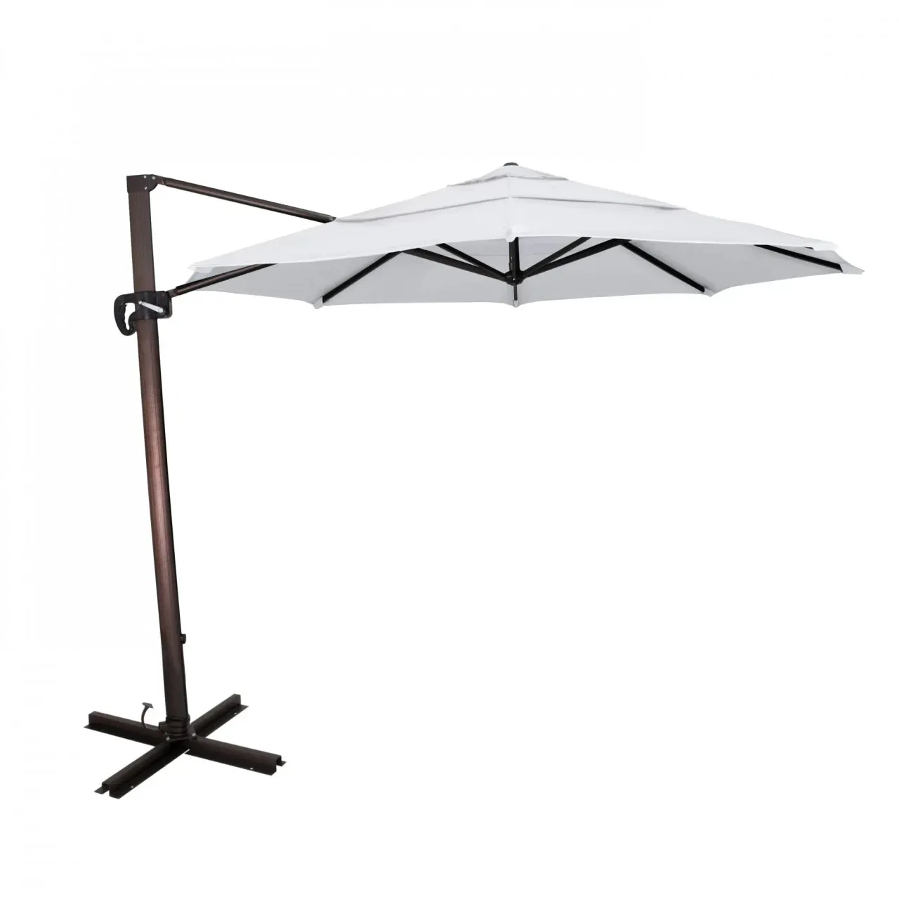 California Umbrella Cali Series 11 ft Patio Umbrella - Residential Grade with Side Tilt and Crank Lift