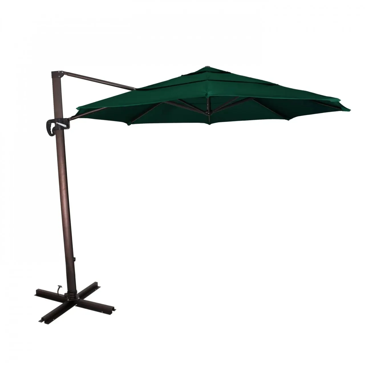 California Umbrella Cali Series 11 ft Patio Umbrella - Residential Grade with Side Tilt and Crank Lift