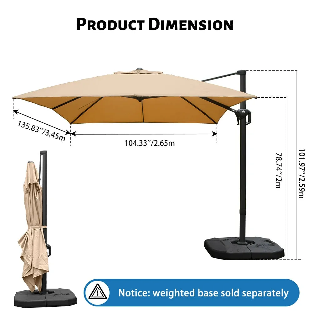 Cantilever Umbrella- Single Top