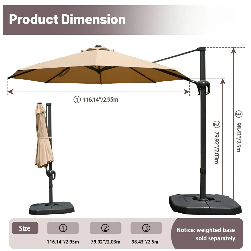Cantilever Umbrella- Single Top