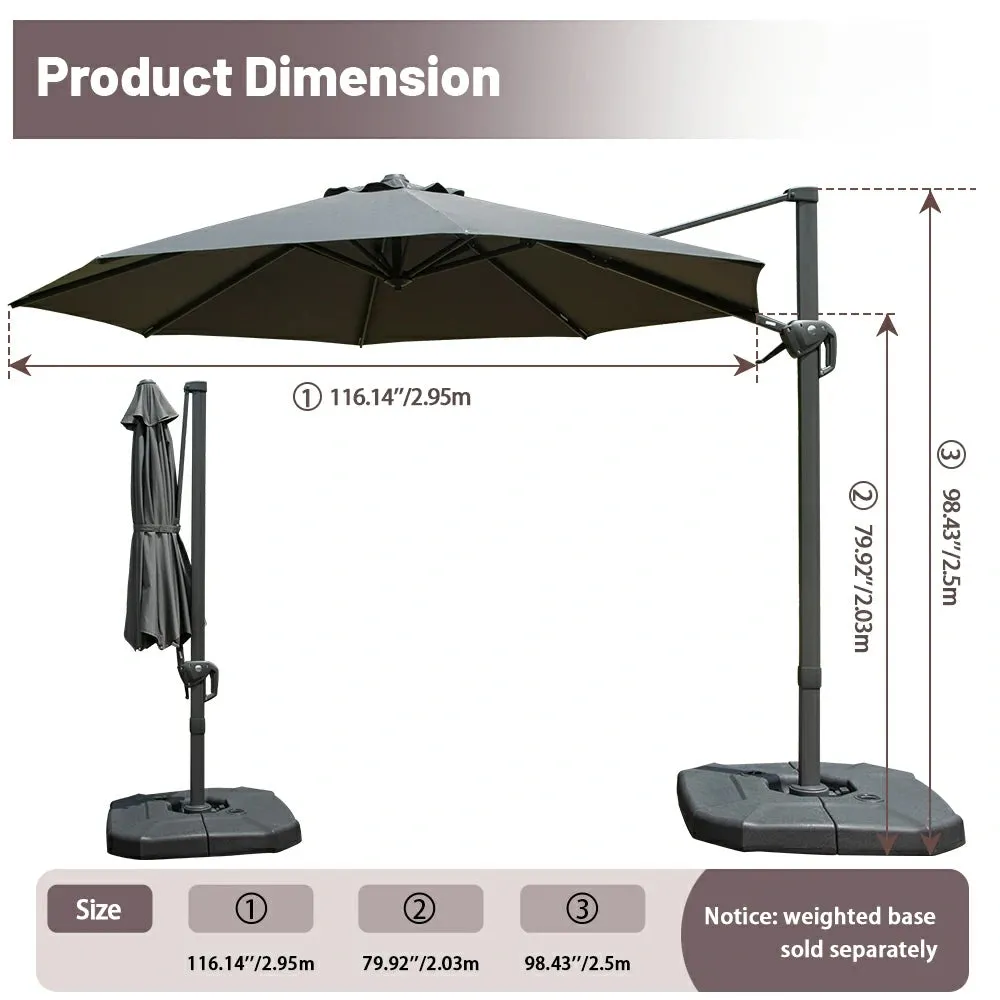 Cantilever Umbrella- Single Top