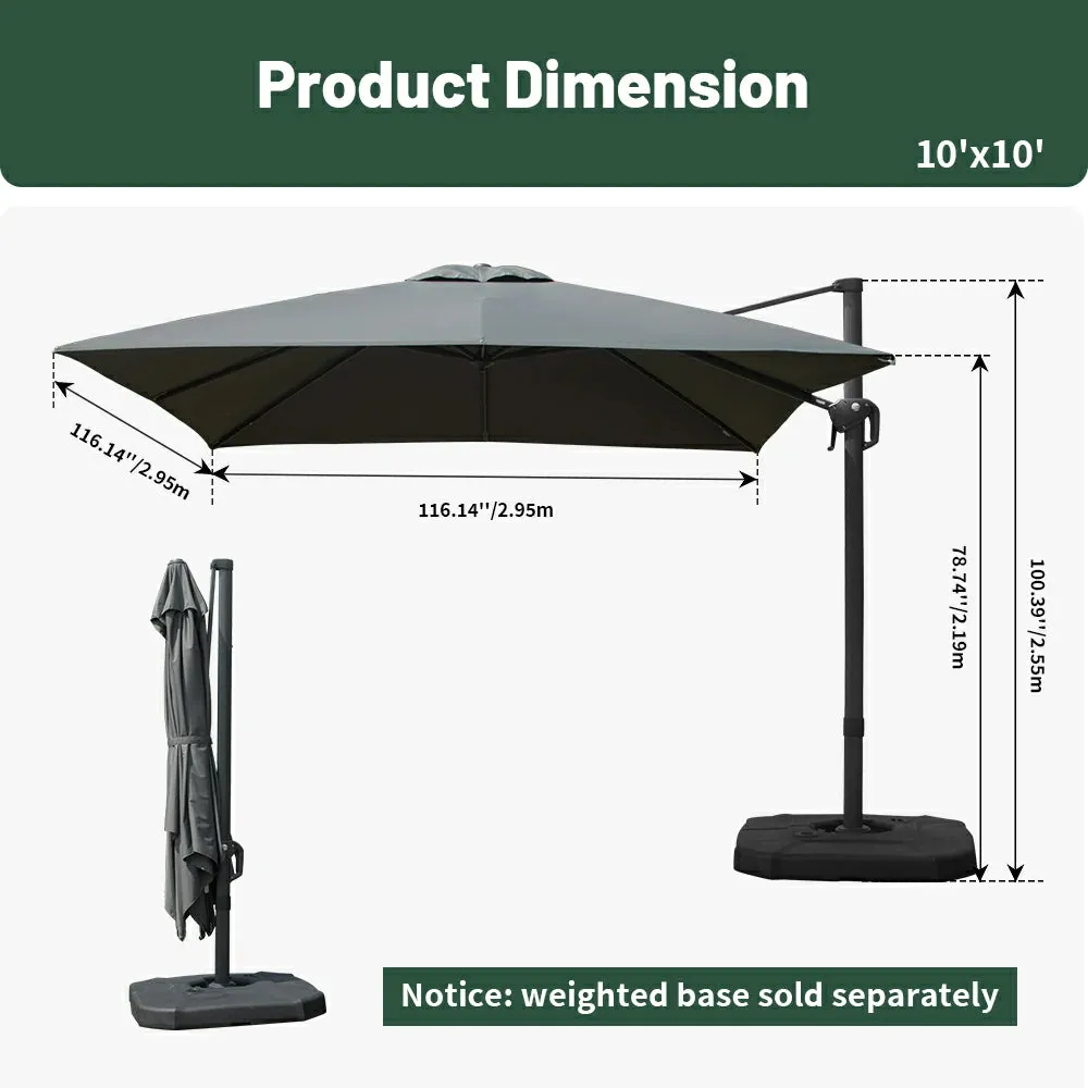 Cantilever Umbrella- Single Top