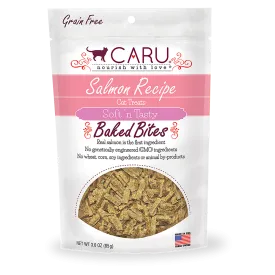 Caru Cat Soft N Tasty Natural Salmon Bites 3oz