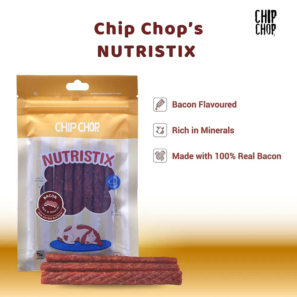 Chip Chops Bacon Nutristix Dog Treats