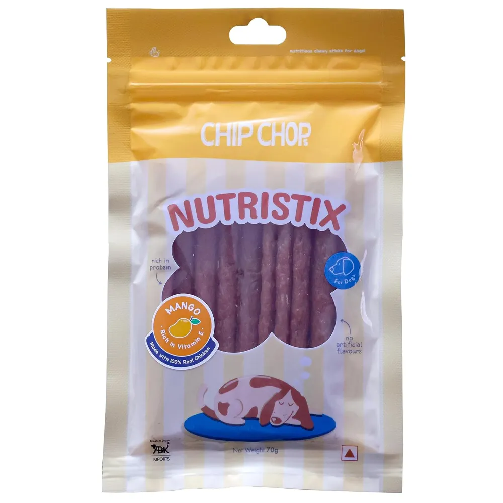 Chip Chops Mango, Strawberry and Bacon Nutristix Dog Treats Combo (3 x 70g)