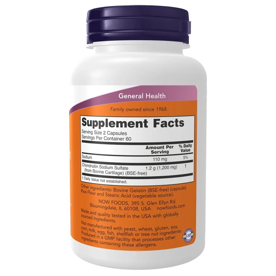 Chondroitin Sulfate 600 mg Capsules
