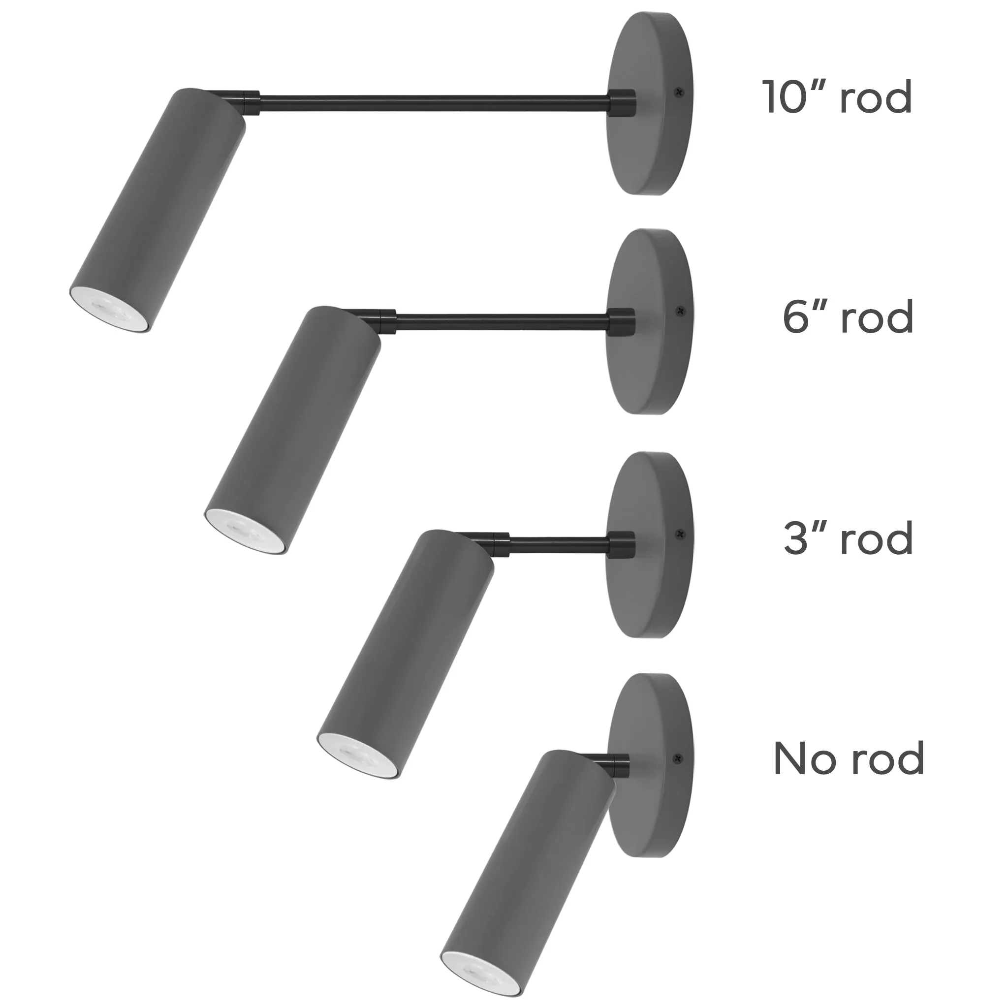 Color Reader Plug-In Sconce - 10" Arm