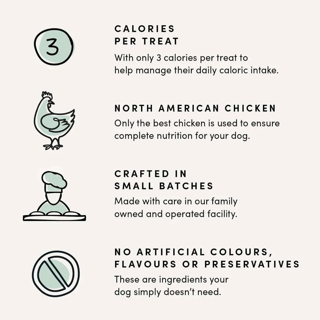 Crumps - Mini Trainers - Chicken Dog Treats