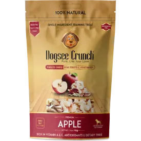 Dogsee Dog Crunch Single-Ingredient Training Treat Freeze-Dried Apple 10g