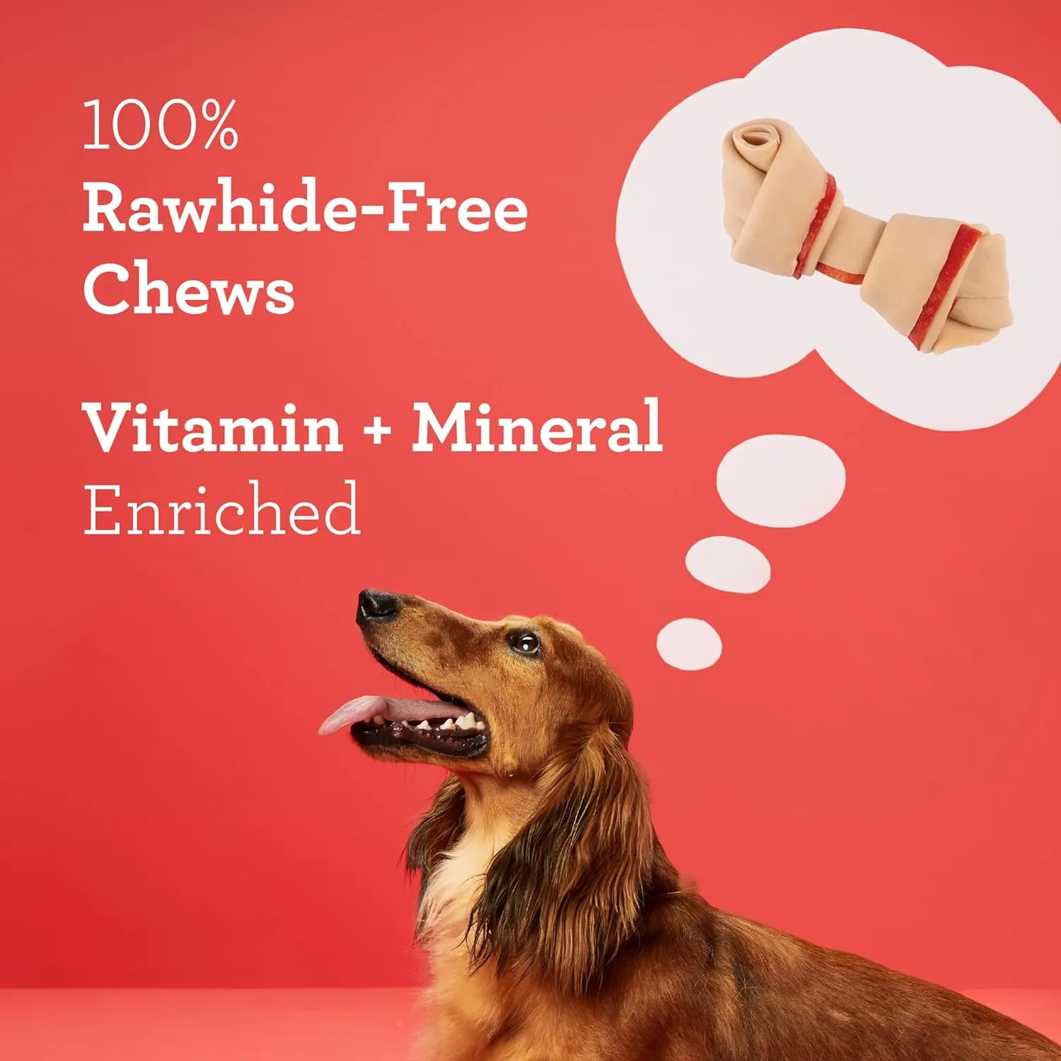 DreamBone Mini Chews With Real Chicken Chews for Dogs, 36 Count, These Rawhide-Free Chews are a Dogs Favorite Distraction