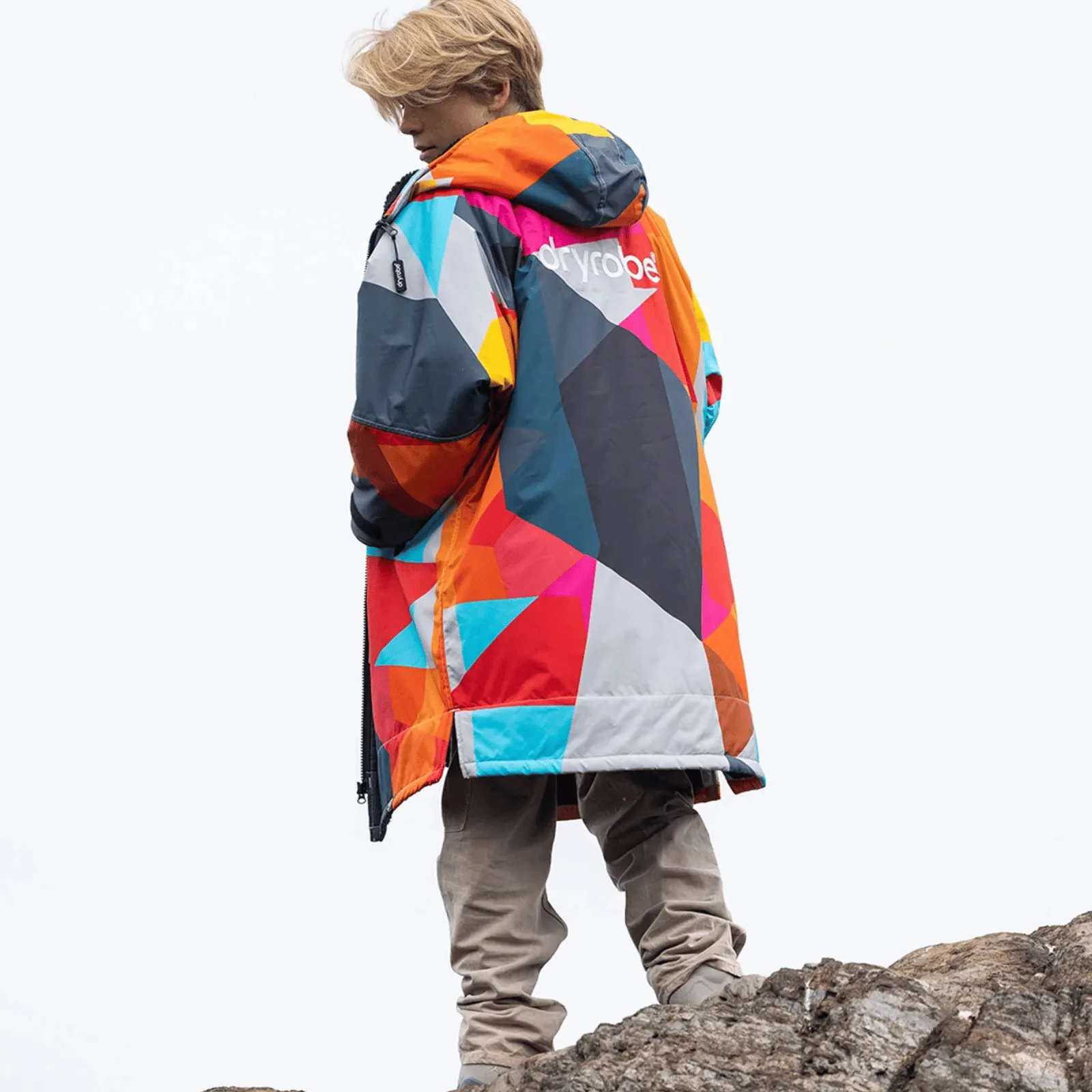 dryrobe Kids Advance Long Sleeve Changing Robe - Abstract Limited Edition
