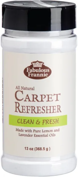 Fabulous Frannie All Natural Ingredients No Synthetics Lemon - Lavender Scent Carpet Refresher made with Pure Essential Oils 13 Ounce (Pack of 1)