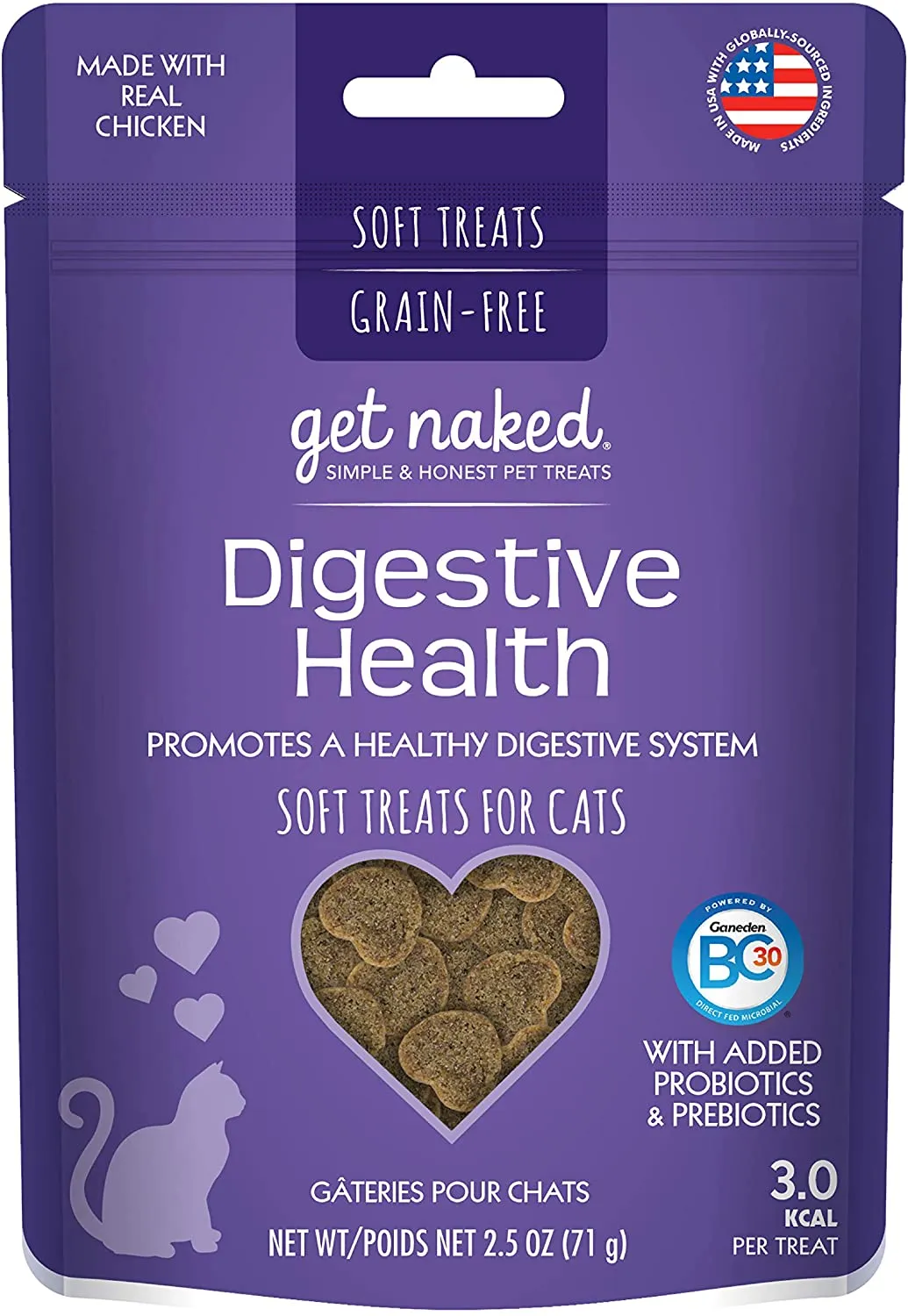 Get Naked Digestive Health 2.5 oz Cat Treat