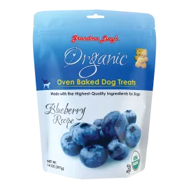 Grandma Lucy's Organic Oven Baked Dog Treats Blueberry 14oz