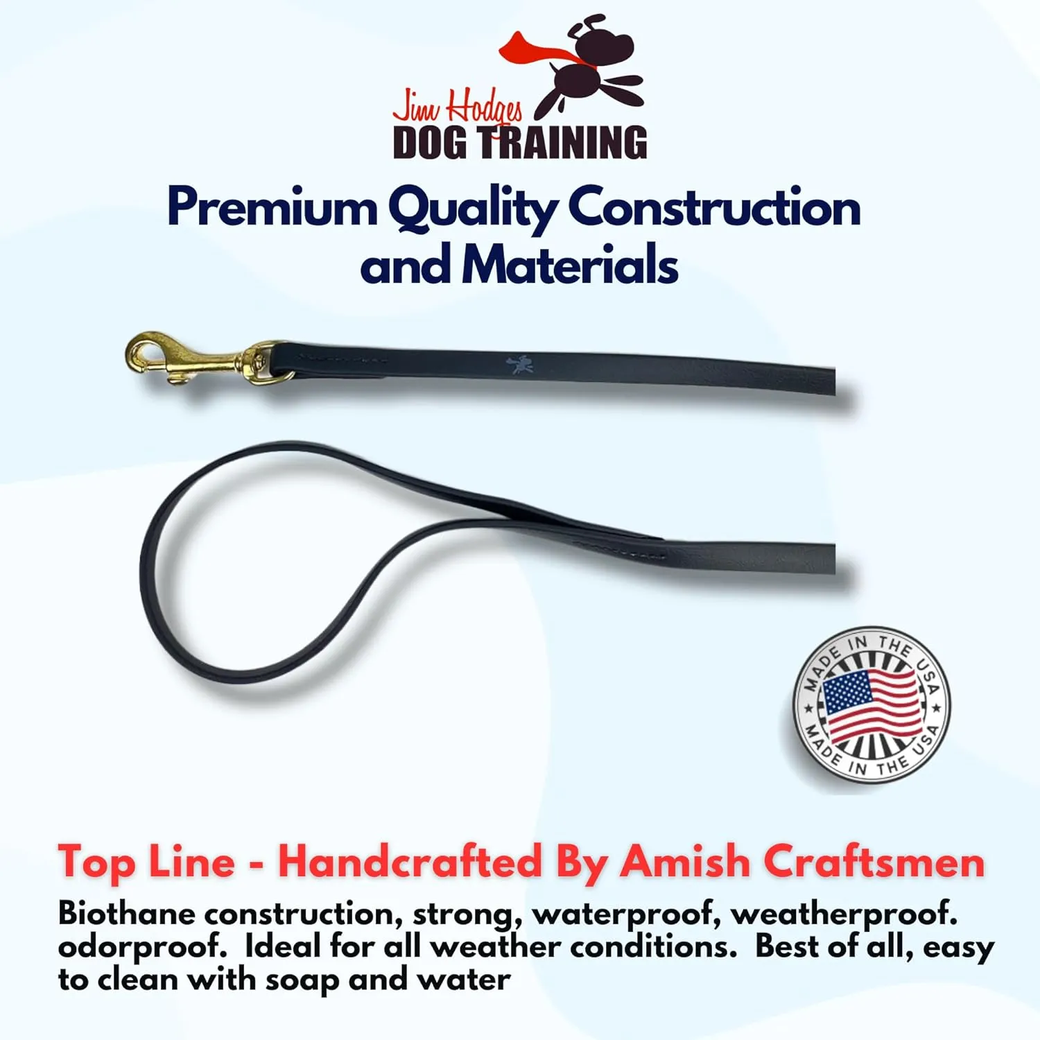 Gummy K9 Biothane Long Line Leash for Dogs, 10,15,20 and 32.5 Feet, Walking Tracking Training Service - Washable Waterproof Lead for Working K9 Groups, Dog and Puppy Owners