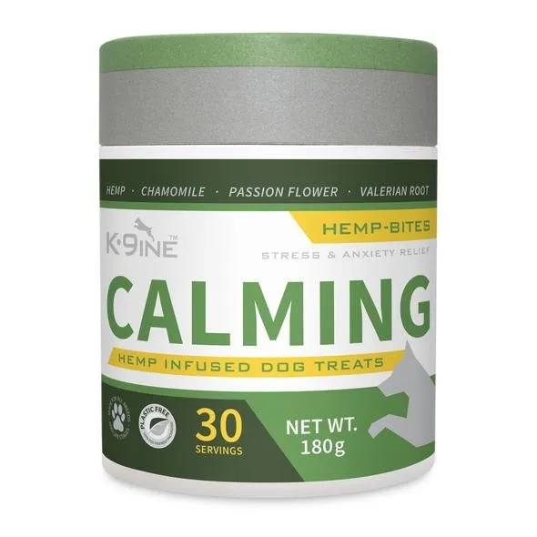 K9ine Calming Hemp Infused Dog Treats 180 g, 30 bites