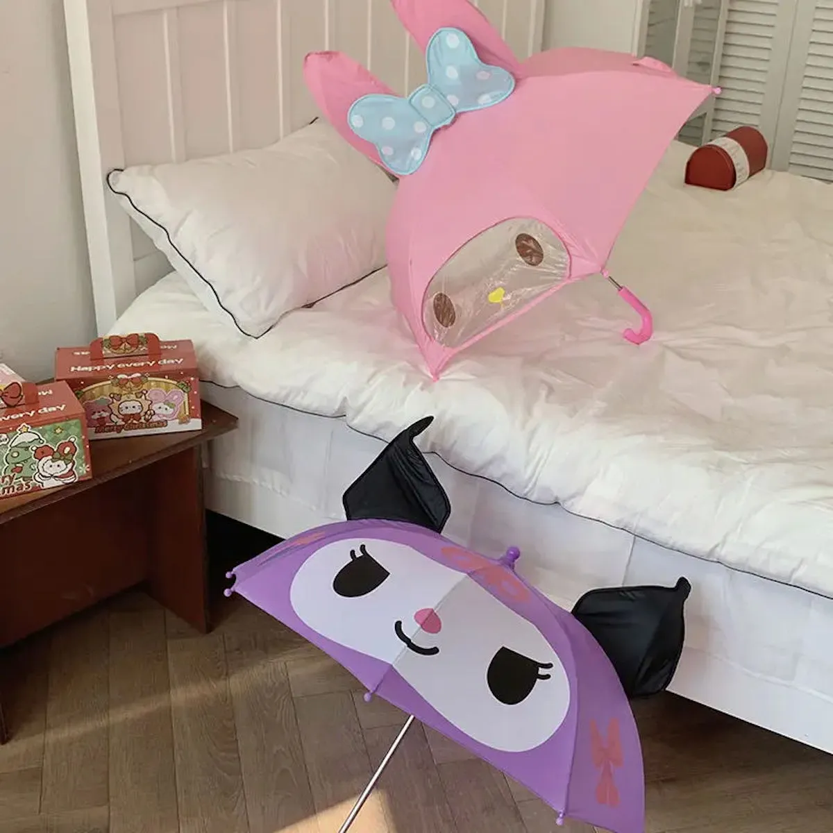 Kids Umbrella Cute Cartoon Hello Kitty Children's Stick Umbrella