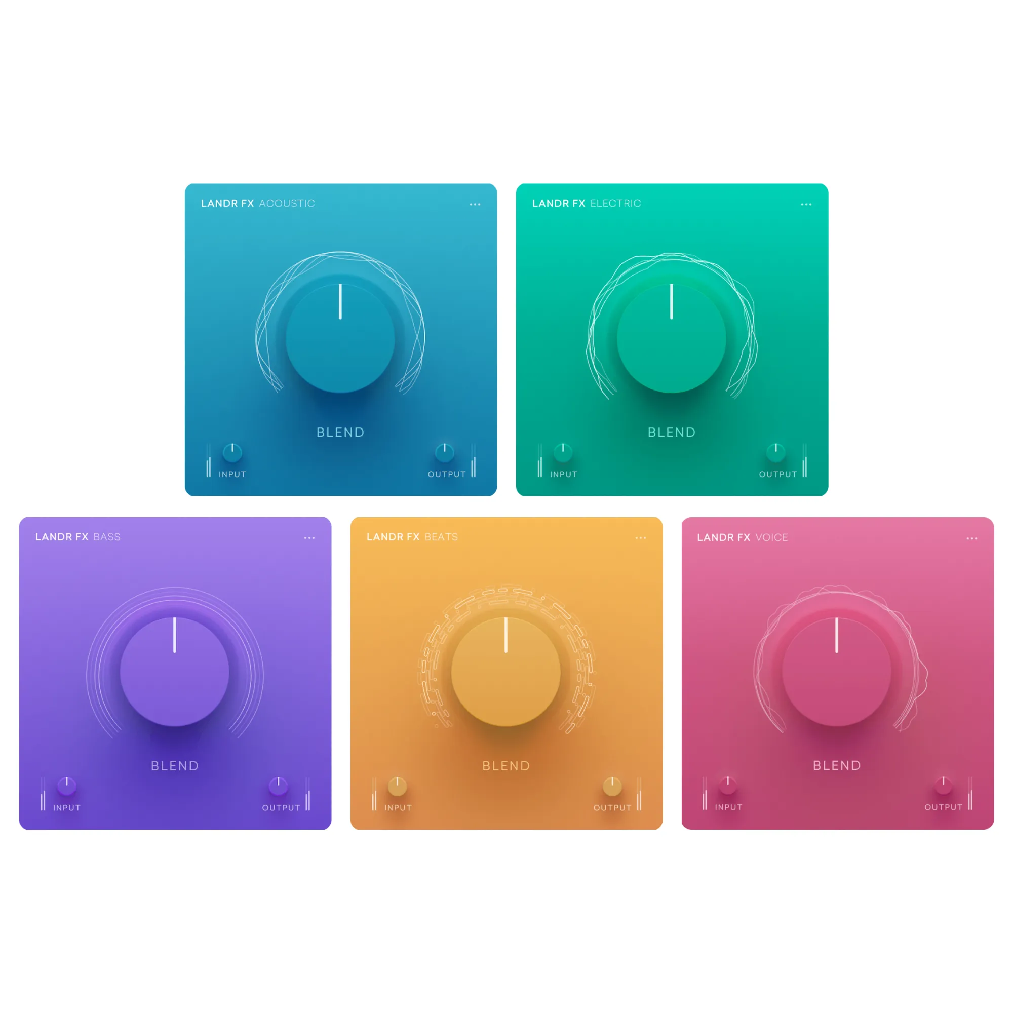 LANDR FX Bundle - Vocals, Beats, Bass, Electric, and Acoustic Plug-ins