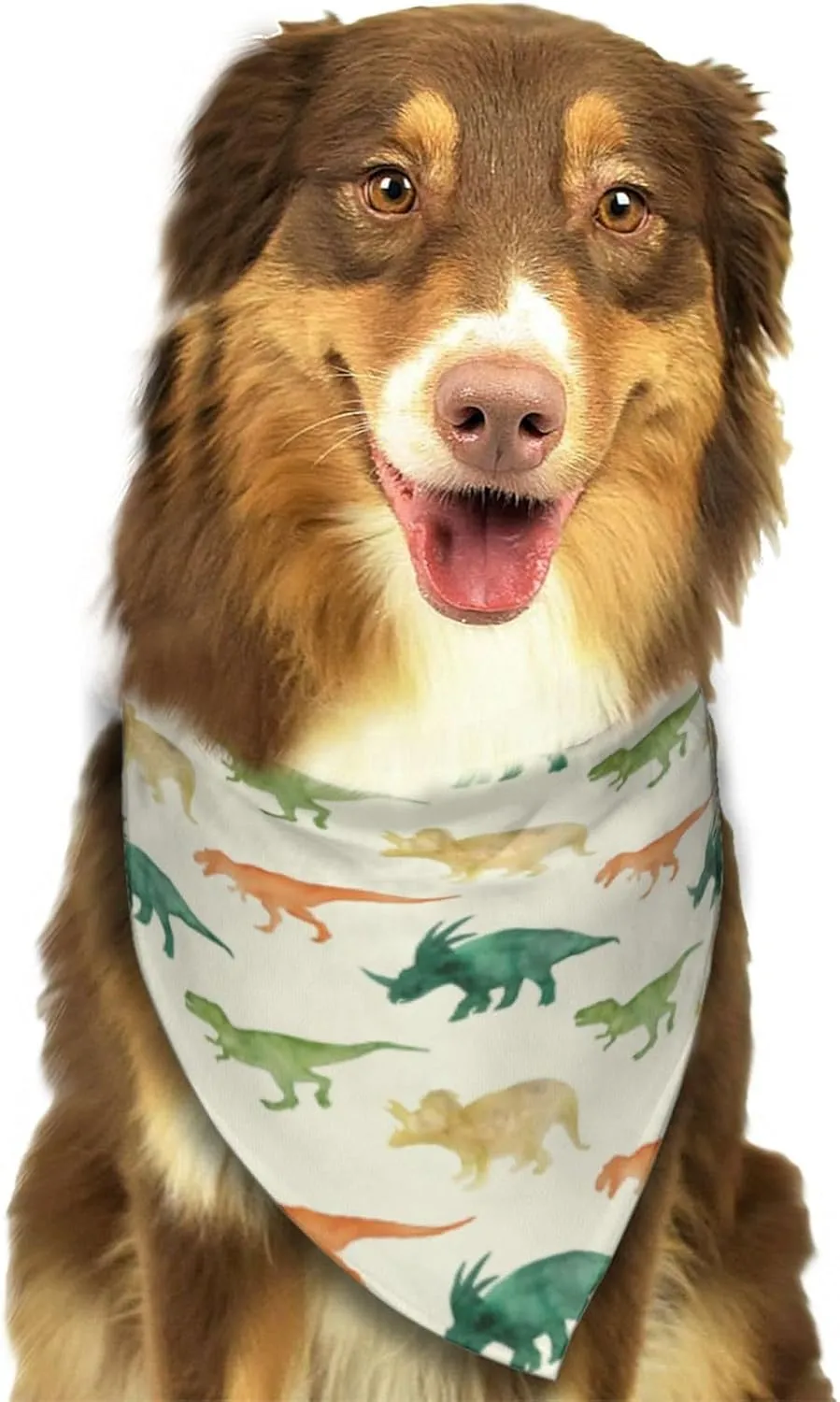 Miniature Dinosaurs Green Bones Dog Bandana Scarf Triangle Bibs Pet Accessories Cat Kerchief