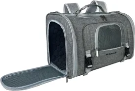 Mr. Peanut's Monterey Series Convertible Backpack Airline Approved Pet Carrier for Small Pets, Please Check Sizing