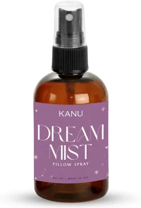 Night Time Pillow Spray by KANU- Sleep Mist with Chamomile, Witch Hazel & Lavender Fragrance- Relaxing & Calming Aromatherapy for Deep Sleep- 2 fl oz
