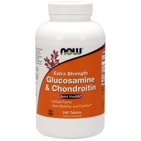 Now Foods Glucosamine & Chondroitin 2X 240 Tablets